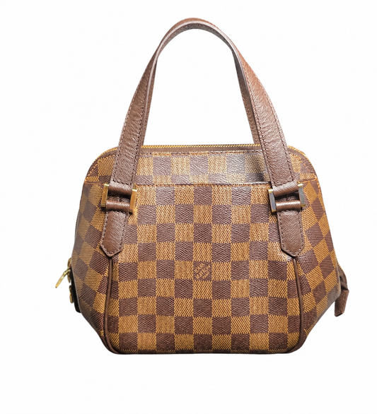 Pre-Owned Louis Vuitton Coated Canvas Damier Ebene Belem PM Handbag
